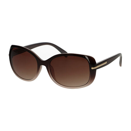 Lunettes de soleil Spectrum ovales taupe rose marron dames