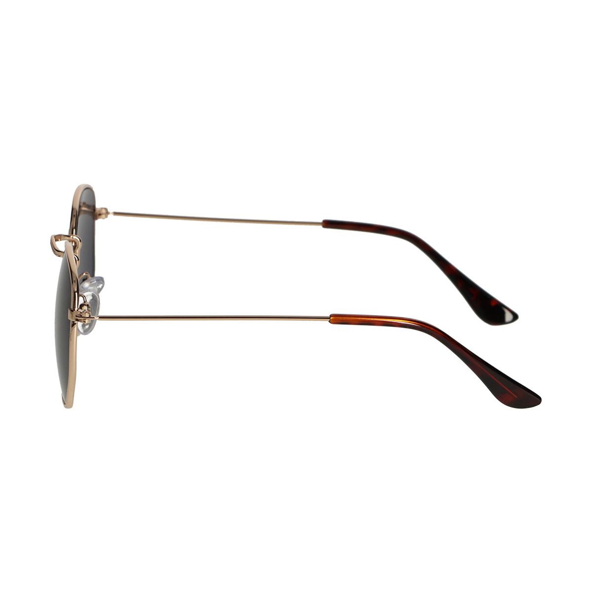 Lunettes de soleil Spectrum métal doré hexagone dames