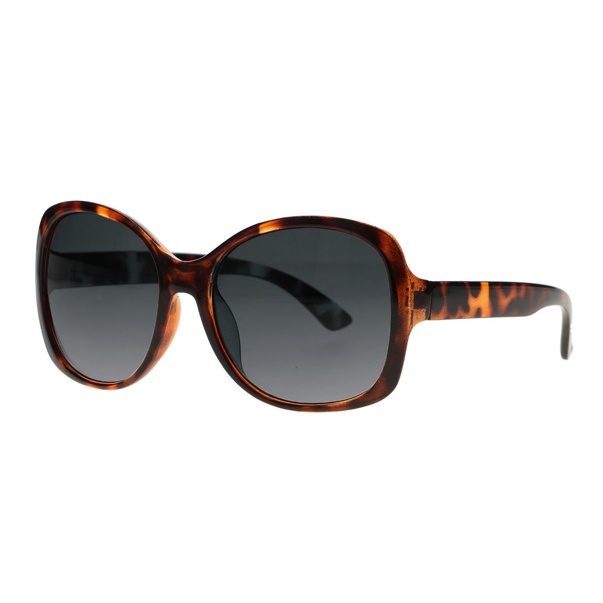 Lunettes de soleil Spectrum Statement Oval Large Tortue Gris Femme