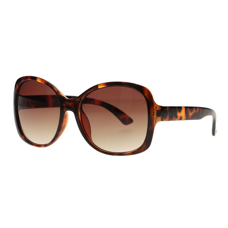 Spectre lunettes de soleil déclaration ovale grande tortue marron dames