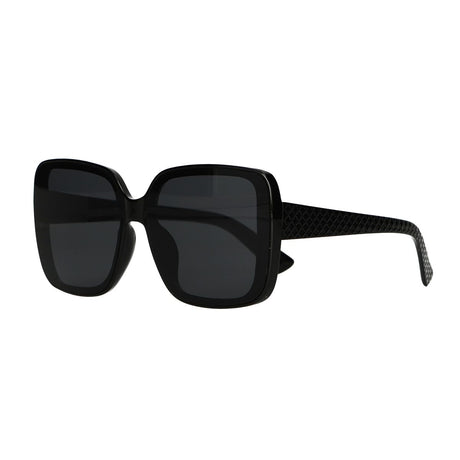 Lunettes de soleil Spectrum déclaration papillon grandes dames noires