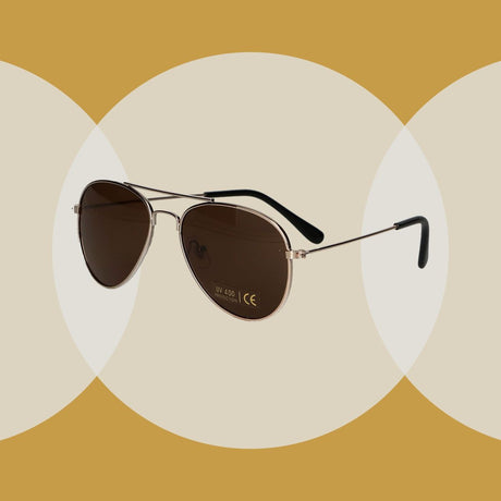 Lunettes de soleil Spectrum Pilot Or Marron Homme