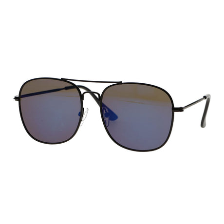 Lunettes de soleil Spectrum pilote noir verre bleu enfant garçon