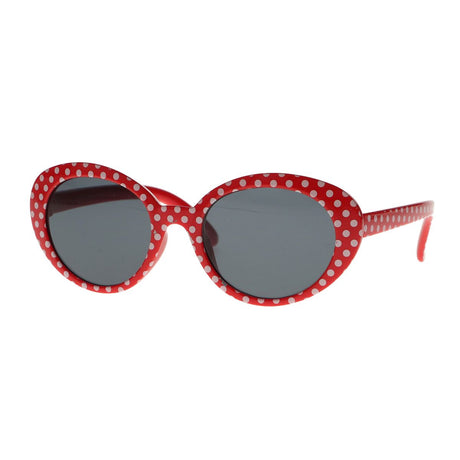 Lunettes de soleil Spectrum points rouges verre fumé enfants fille