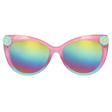 Lunettes de soleil Spectrum rose bleu fleurs filles