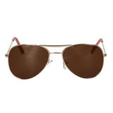 Lunettes de soleil Spectrum pilote verre marron rose filles