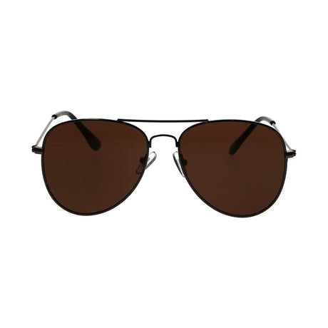 Lunettes de soleil Spectrum pilote noir marron homme
