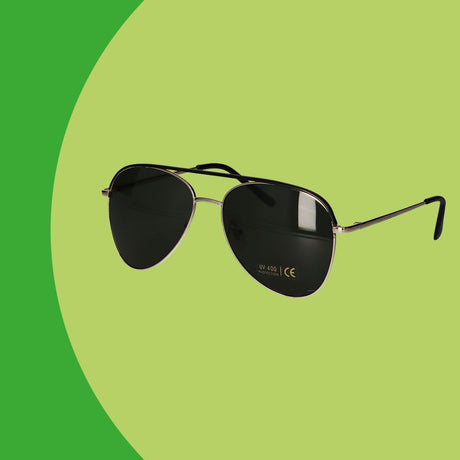 Lunettes de soleil Spectrum Pilot Or Noir Vert Homme