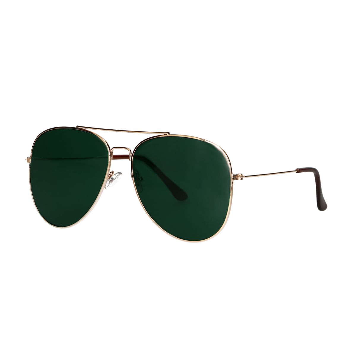 Lunettes de soleil Spectrum pilote verre vert or