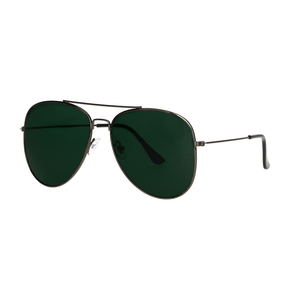 Lunettes de soleil Spectrum pilote verre vert argent