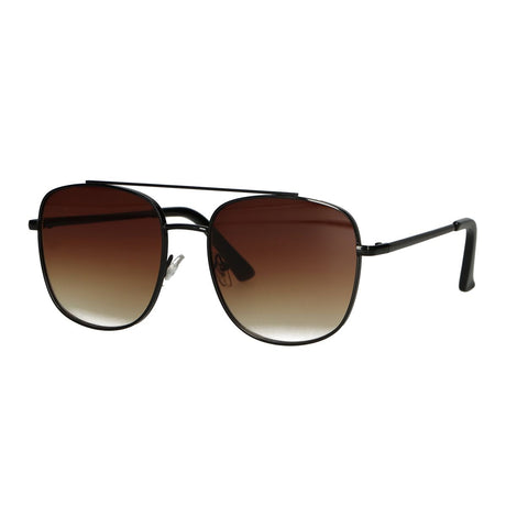 Lunettes de soleil Spectrum aviateur verre marron noir homme