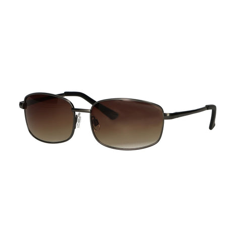 Lunettes de soleil Spectrum métal verre marron homme