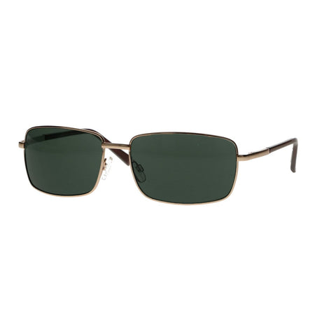 Lunettes de soleil Spectrum or vert verre homme