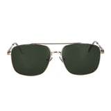 Lunettes de soleil Spectrum verre vert laiton homme