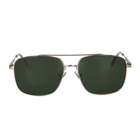 Lunettes de soleil Spectrum verre vert laiton homme