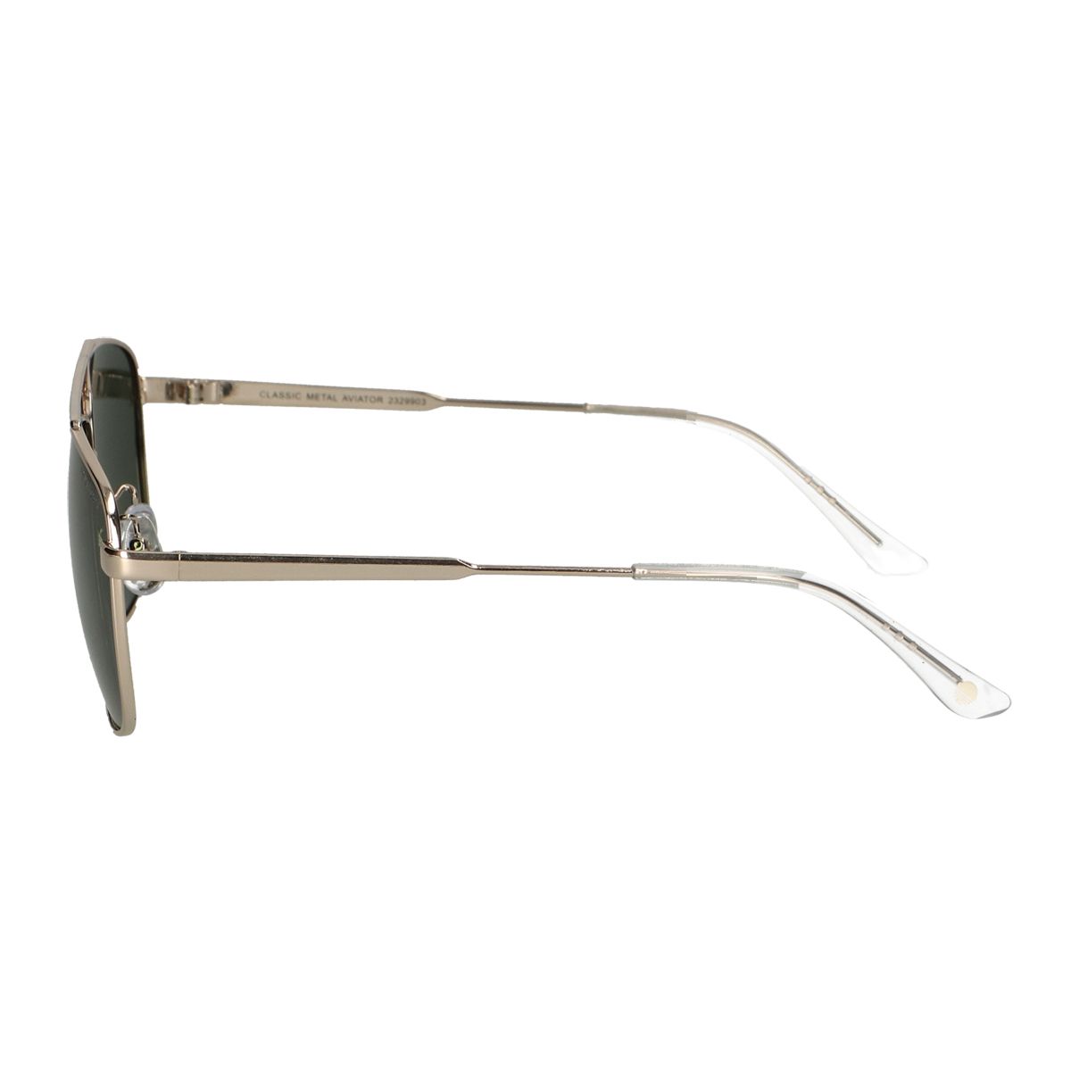 Lunettes de soleil Spectrum verre vert laiton homme
