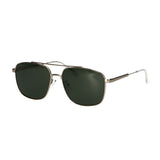 Lunettes de soleil Spectrum verre vert laiton homme