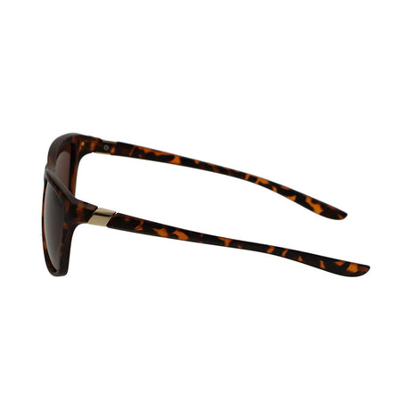 Lunettes de soleil polarisées Spectrum rectangle tortue marron dames