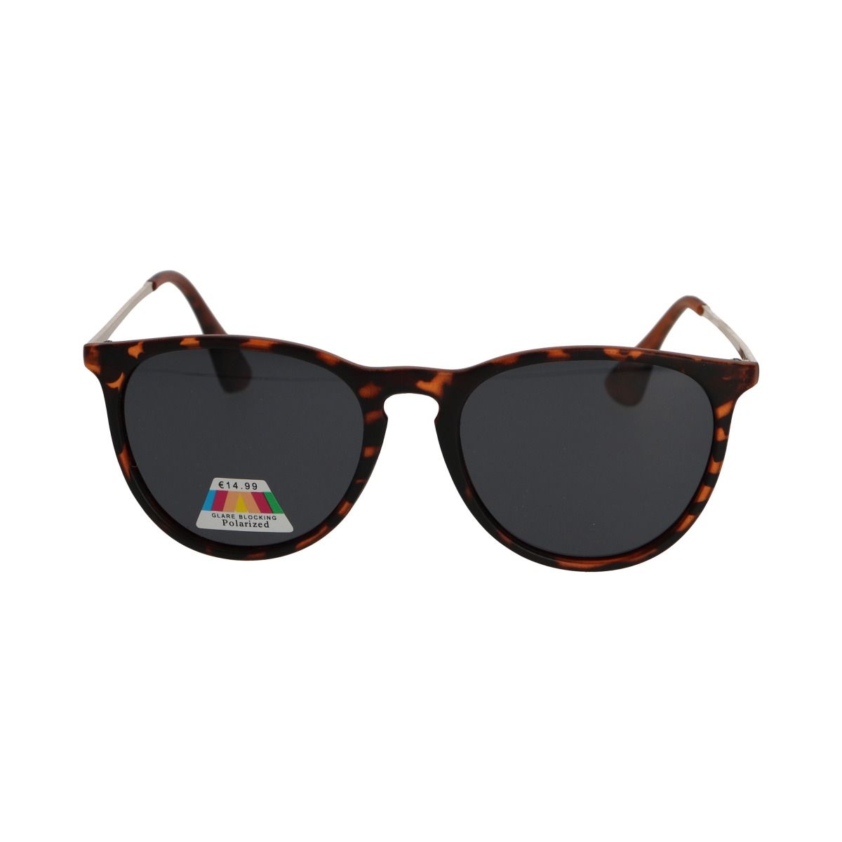 Lunettes de soleil polarisées Spectrum rondes tortue or gris dames