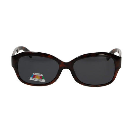 Lunettes de soleil polarisées Spectrum ovales tortue gris dames