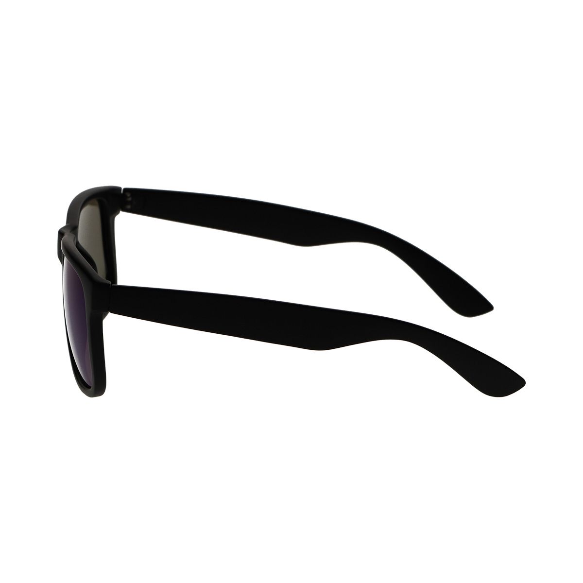 Lunettes de soleil polarisées Spectrum carrées noir mat bleu homme