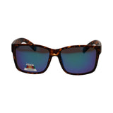 Lunettes de soleil polarisées Spectrum carré écaille bleu unisexe