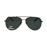 Lunettes de soleil polarisées Spectrum pilote noir vert homme