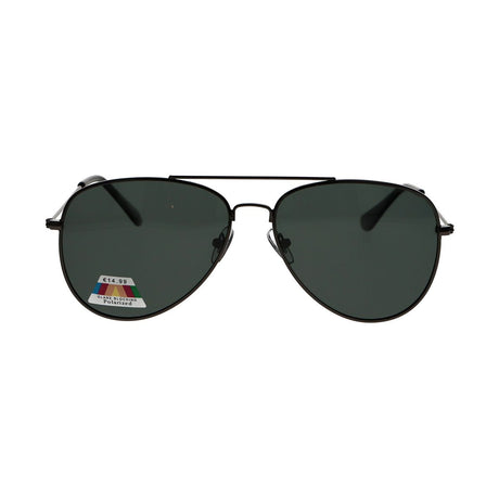 Lunettes de soleil polarisées Spectrum pilote noir vert homme
