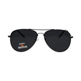 Lunettes de soleil polarisées Spectrum pilote noir gris homme