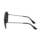 Lunettes de soleil polarisées Spectrum pilote noir gris homme