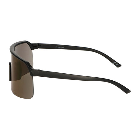 Lunettes de soleil Spectrum grand sport revêtement noir homme