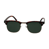 Lunettes de soleil Spectrum club square havana or vert unisexe