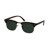 Lunettes de soleil Spectrum club square havana or vert unisexe