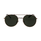 Lunettes de soleil Spectrum rondes rose métal vert unisexe