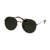 Lunettes de soleil Spectrum rondes rose métal vert unisexe