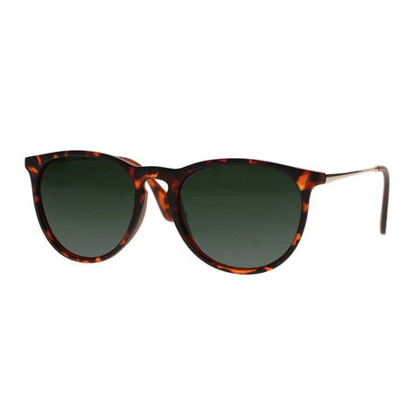 Lunettes de soleil Spectrum tortue or vert verre unisexe