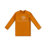 Étoile de mer | maillot de bain anti-UV orange à manches longues