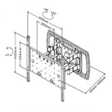 Support TV pivotant