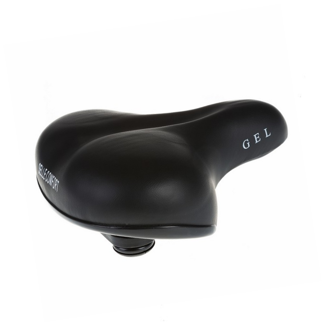 Selle Comfort Comfort Comfort Gel Saddle, y compris une écharpe.