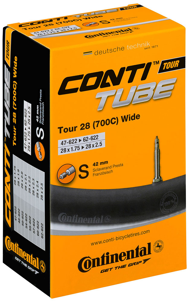 Continental Inner Tube SV19 TOUR WIDE 47 62-622 SV 42 mm