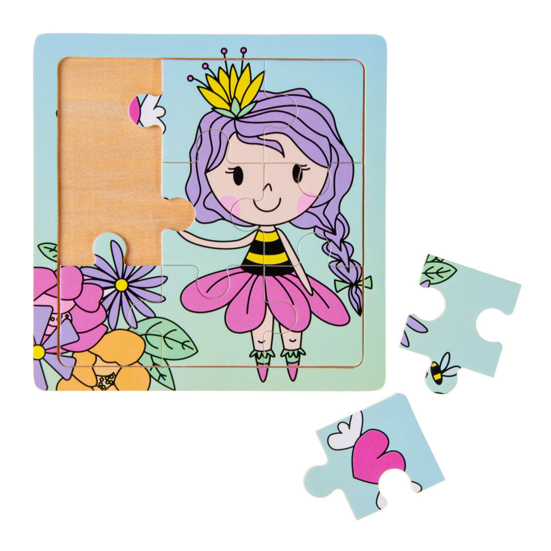 LG-Imports Wooden Puzzle (Princess, Unicorn or Mermaid)