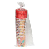 LG imports cup with lid and straw Sinterklaas, 12st.