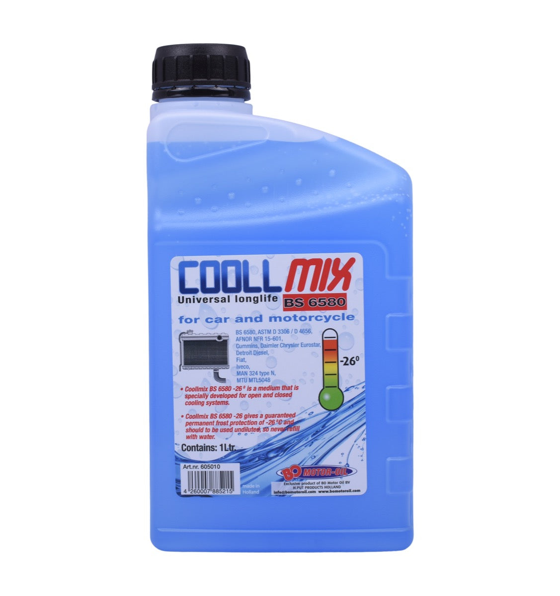 Bo motor oil koelvloeistof bo coolmix -26c (1l)