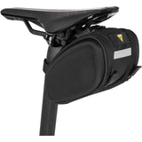 Topeak Saddle Bag Sidekick Medium, Black, Polyester, Water -Repelent, 0.7L, Accesorio de bicicletas