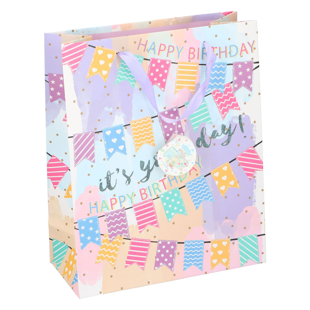 Sac-cadeau Joyeux anniversaire, 36x26x12cm