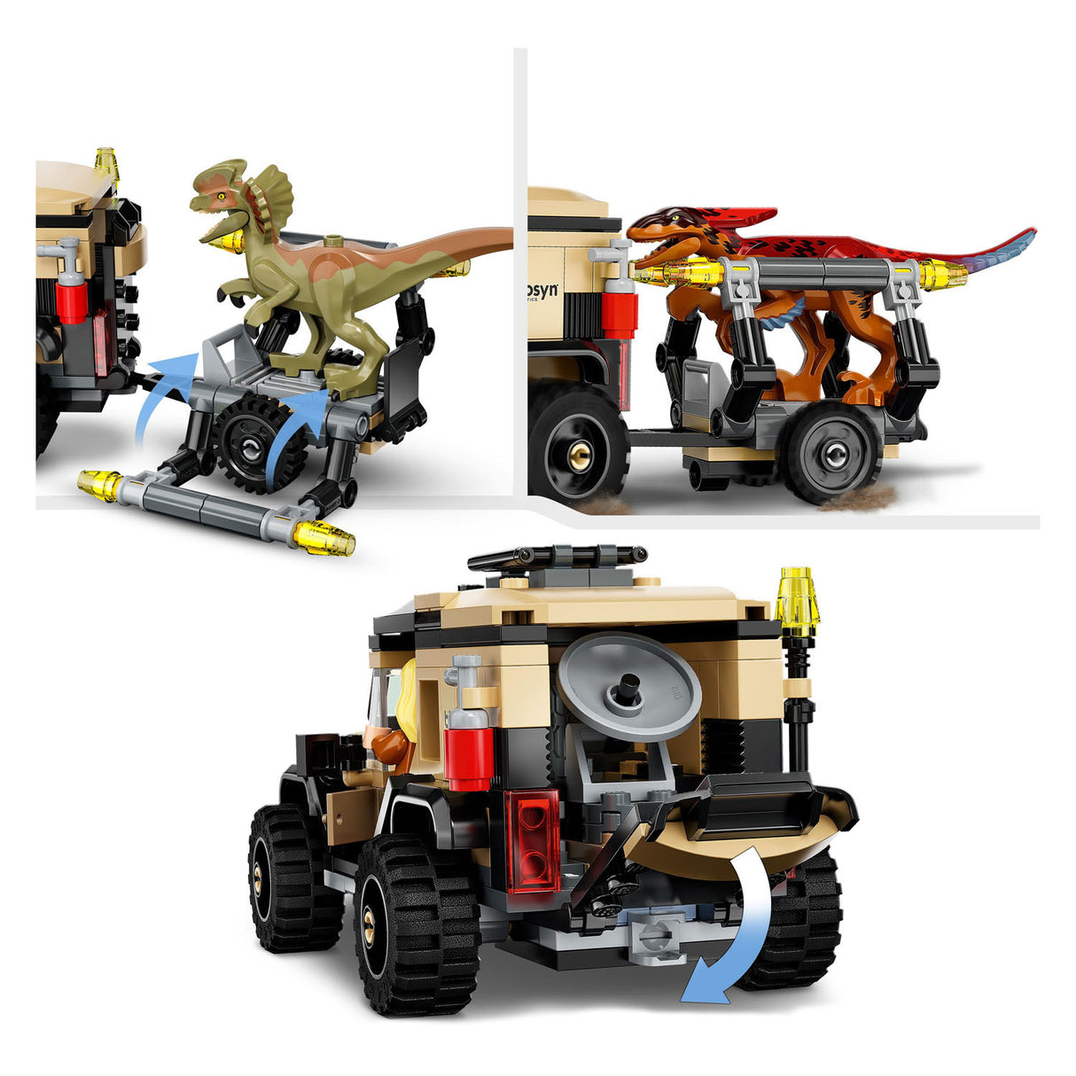 Lego Lego Jurassic 76951 Pyroraptor und Dilophosaurus Transport