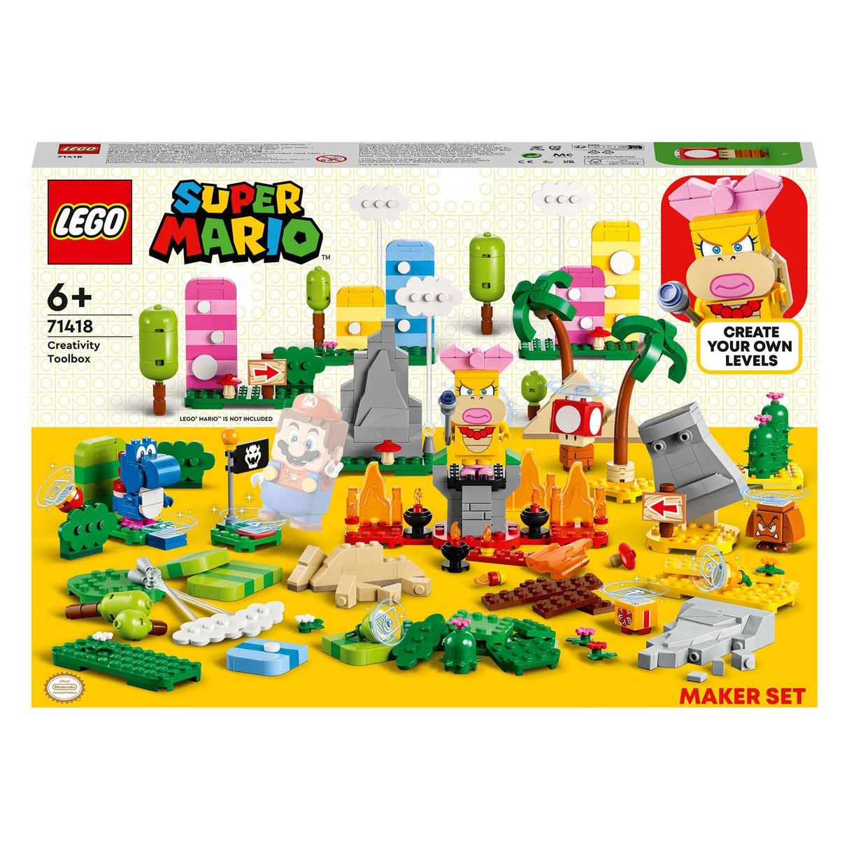 SET Makersů Lego Lego Super Mario 71418: Creative Toolbox