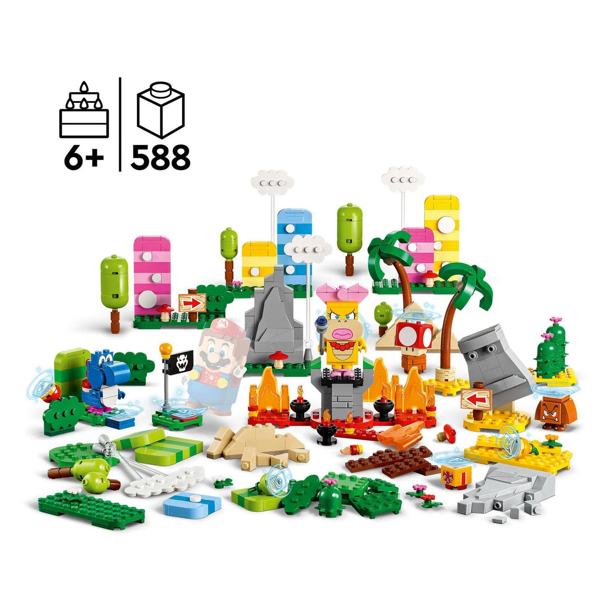 SET Makersů Lego Lego Super Mario 71418: Creative Toolbox