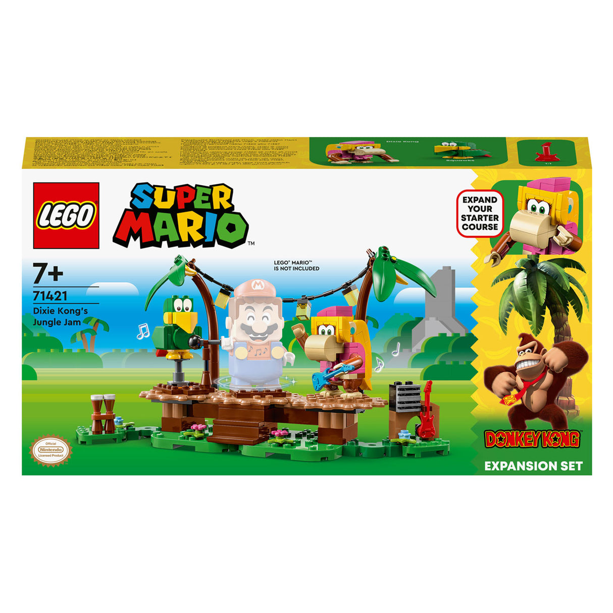 LEGO LEGO Super Mario 71421 Expansion Set: Dixie Kongs Jungleshow