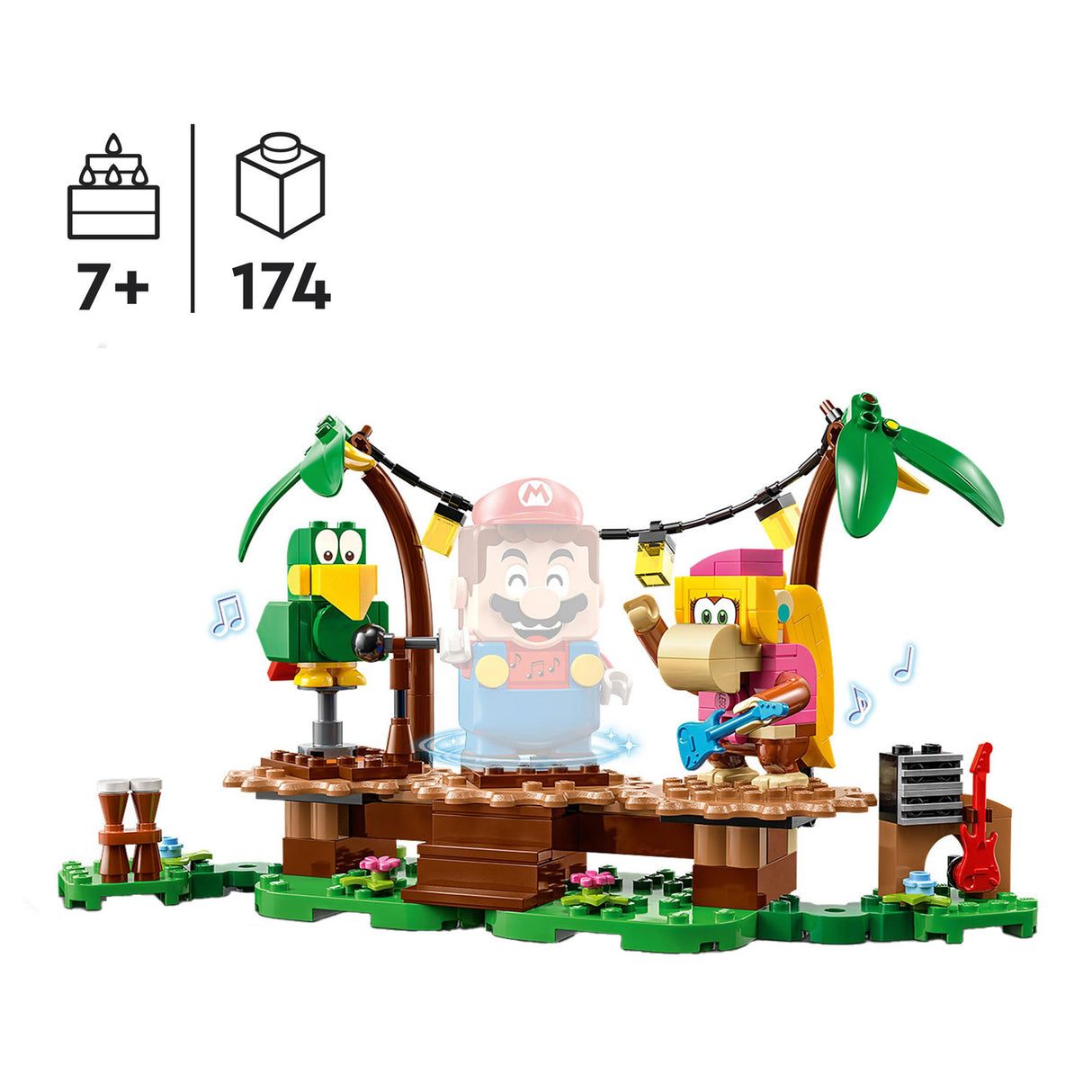 LEGO LEGO Super Mario 71421 Expansion Set: Dixie Kongs Jungleshow